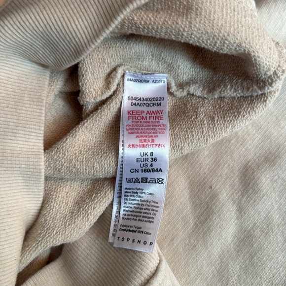 🍁END of YEAR SALE🍁Topshop Turtleneck Oversized Sweater Size 4 - Picture 5 of 8